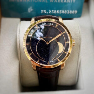 Đồng Hồ Agelocer Moon Phases 6406D2 Nam Chính Hãng Dây Da 40mm (2)