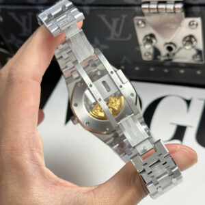 Đồng Hồ Audemars Piguet Royal Oak 15400ST Mặt Đen Replica Xưởng APS 41mm (1)