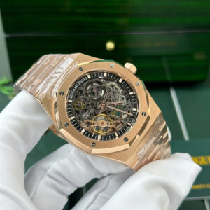 Đồng Hồ Audemars Piguet Royal Oak 15407OR Skeleton Replica Xưởng THB 41mm (1)