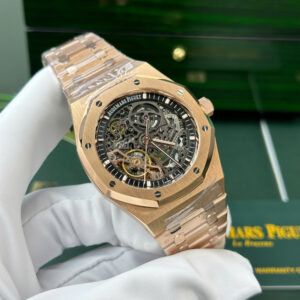 Đồng Hồ Audemars Piguet Royal Oak 15407OR Skeleton Replica Xưởng THB 41mm (1)