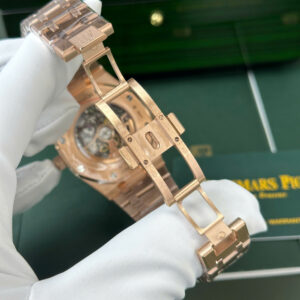 Đồng Hồ Audemars Piguet Royal Oak 15407OR Skeleton Replica Xưởng THB 41mm (1)