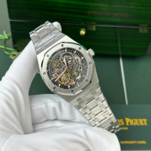 Đồng Hồ Audemars Piguet Royal Oak 15407ST Skeleton Replica Xưởng THB 41mm (1)