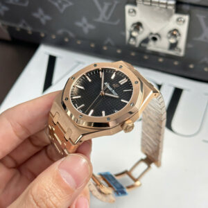 Đồng Hồ Audemars Piguet Royal Oak 15500OR Mặt Đen Rep 11 APS 41mm (1)