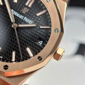 Đồng Hồ Audemars Piguet Royal Oak 15500OR Mặt Đen Rep 11 APS 41mm (1)