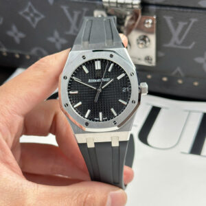 Đồng Hồ Audemars Piguet Royal Oak 15500ST Dây Cao Su Đen APS 41mm (2)