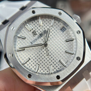 Đồng Hồ Audemars Piguet Royal Oak 15500ST Dây Cao Su Trắng APS 41mm (1)