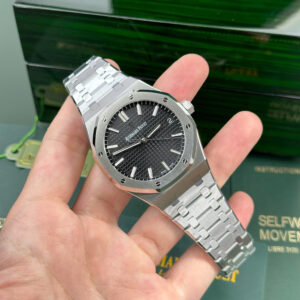Đồng Hồ Audemars Piguet Royal Oak 15500ST Mặt Số Đen Xưởng APS 41mm (1)