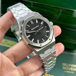 Đồng Hồ Audemars Piguet Royal Oak 15500ST Mặt Số Đen Xưởng APS 41mm (1)