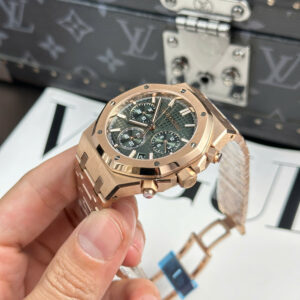 Đồng Hồ Audemars Piguet Royal Oak Chronograph 26240 Mặt Xanh Lá APS 2025 41mm (8)