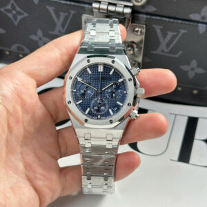 Đồng Hồ Audemars Piguet Royal Oak Chronograph 26240ST Xưởng APS Mặt Xanh Dương 41mm (7)