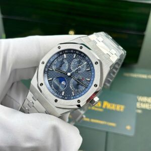 Đồng Hồ Audemars Piguet Royal Oak Perpetual Calendar 26574ST Mặt Xanh Xưởng APS 41mm (7)