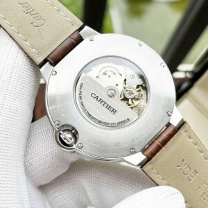 Đồng Hồ Cartier Nam Dây Da Máy Cơ Nhật Mặt Số Trái Đất 42mm (5)