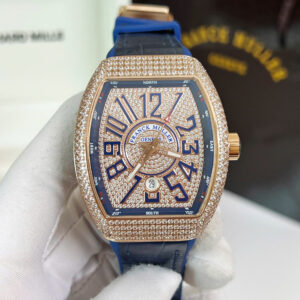 Đồng Hồ Franck Muller Fake Cao Cấp Máy Cơ Automatic V45 Đính Full Đá 45mm (6)