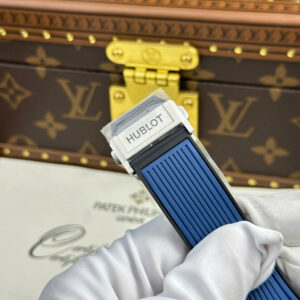 Đồng Hồ Hublot Spirit Of Big Bang Titanium Viền Gốm Xanh Replica Xưởng BBF 42mm (2)