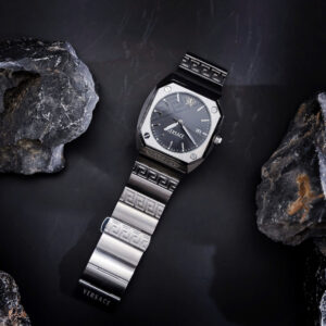 Đồng Hồ Nam Versace Antares Siêu Cấp Dây Kim Loại Mặt Đen 41x44mm (8)