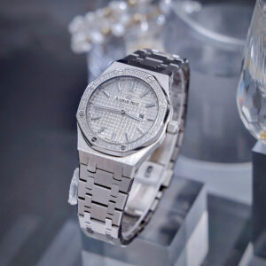 Đồng Hồ Nữ Audemars Piguet Royal Oak Fake Cao Cấp Đính Đá Máy Pin 34mm (3)