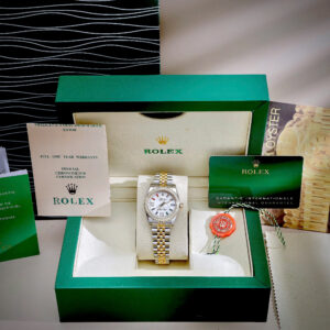 Đồng Hồ Nữ Rolex DateJust Đính Đá Fake Máy Pin Nhật Giá Rẻ 32mm (8)