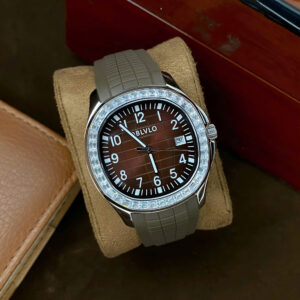 Đồng Hồ Oblvlo FM-SL-YRRR-D Nam Đính Đá Mặt Chocolate Chính Hãng (2)