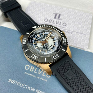 Đồng Hồ Oblvlo Machinist Series Automatic BM-PWB Nam Chính Hãng 43mm (5)