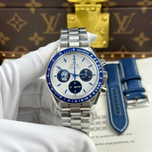 Đồng Hồ Omega Speedmaster Silver Snoopy 50th Anniversary Nhà Máy N1 42mm (13)