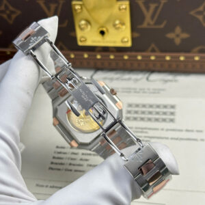 Đồng Hồ Patek Philipe Cubitus Demi Mặt Xanh Dương Rep 11 Xưởng TW 45mm (12)