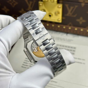 Đồng Hồ Patek Philipe Cubitus Mặt Xanh Dương Replica 11 Xưởng TW 45mm (4)