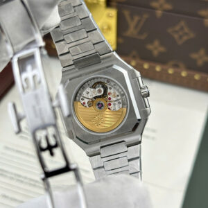 Đồng Hồ Patek Philipe Cubitus Mặt Xanh Dương Replica 11 Xưởng TW 45mm (4)