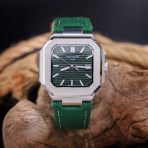 Đồng Hồ Patek Philippe Fake Máy Cơ Nhật Màu Xanh Lá Cubitus 5821 45mm (1)