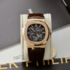 Đồng Hồ Patek Philippe Nautilus 5712R Dây Da Replica Nhà Máy PPF 40mm (5)