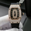Đồng Hồ Richard Mille RM007 Chế Tác Bọc Vàng Đính Đá Moissanite Hong Kong 32x42mm (2)
