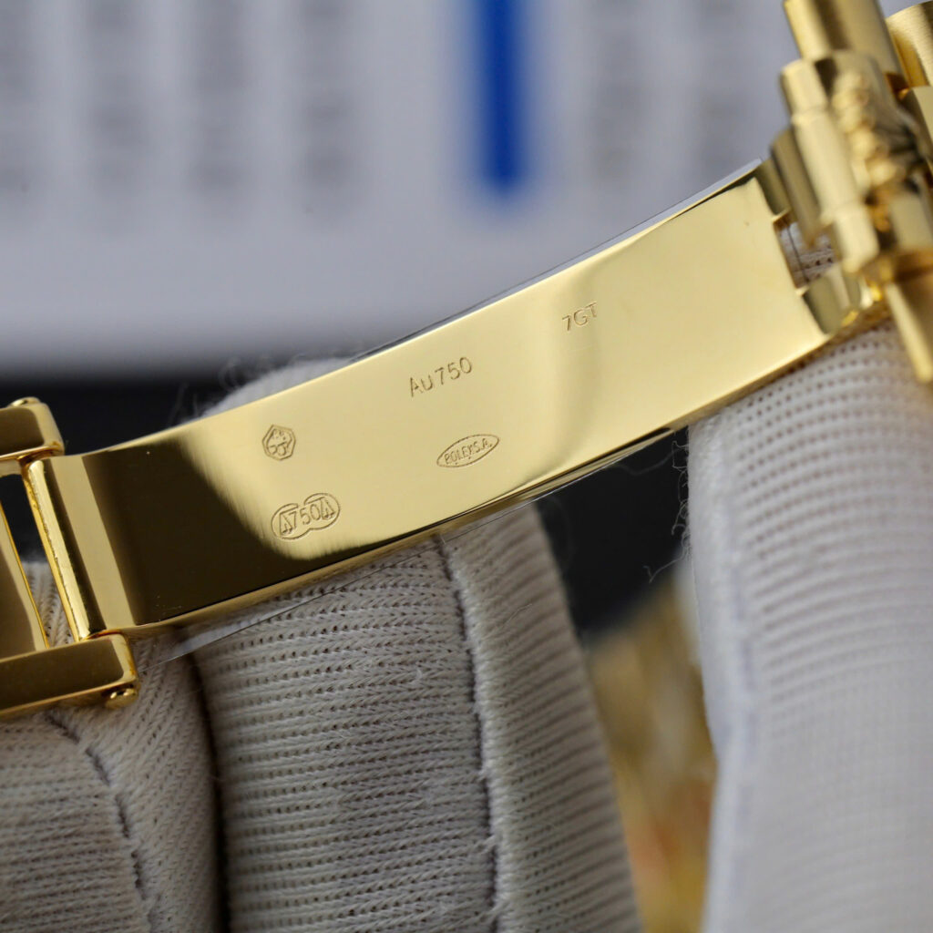 Đồng Hồ Rolex Day-Date 228348RBR Chế Tác Bọc Vàng Mặt Số Đính Đá Moissanite 40mm (8)