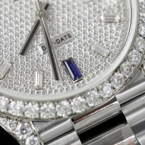 Đồng Hồ Rolex Day-Date M228349RBR-0036 Đính Đá Moissanite Hong Kong GMF 40mm (1)