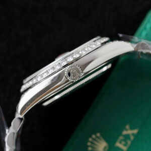 Đồng Hồ Rolex Day-Date M228349RBR-0036 Đính Đá Moissanite Hong Kong GMF 40mm (1)