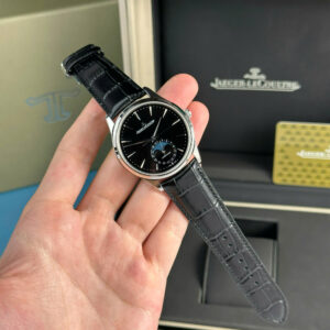 Jaeger LeCoultre Master Ultrathin Moon Black Leather Strap APS Factory 39mm (1)
