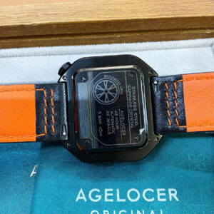 Đồng Hồ Agelocer BigBang 5803J3 Nam Dây Da Màu Đen MẶt Vuông Chính Hãng 44mm (6)