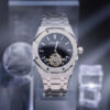 Đồng Hồ Audemars Piguet Automatic Cơ Lộ Máy Fake Nhật Mặt Số Đen 41mm (1)