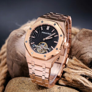 Đồng Hồ Audemars Piguet Fake Cao Cấp Máy Cơ Nhật Mặt Số Đen 41mm (1)