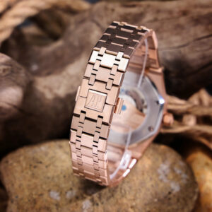 Đồng Hồ Audemars Piguet Fake Cao Cấp Máy Cơ Nhật Mặt Số Đen 41mm (1)