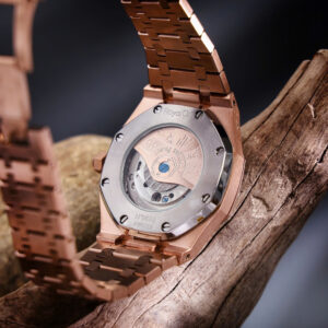 Đồng Hồ Audemars Piguet Fake Cao Cấp Máy Cơ Nhật Mặt Số Đen 41mm (1)