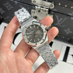 Đồng Hồ Audemars Piguet Royal Oak 15450ST Mặt Xám Replica Nhà Máy APS 37mm (1)