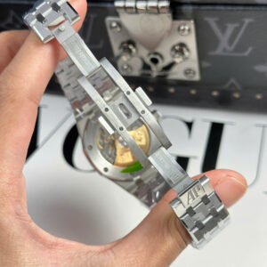 Đồng Hồ Audemars Piguet Royal Oak 15450ST Mặt Xám Replica Nhà Máy APS 37mm (1)