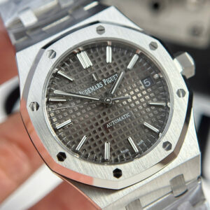 Đồng Hồ Audemars Piguet Royal Oak 15450ST Mặt Xám Replica Nhà Máy APS 37mm (1)