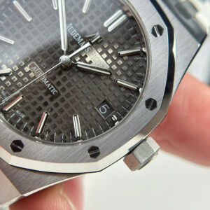 Đồng Hồ Audemars Piguet Royal Oak 15450ST Mặt Xám Replica Nhà Máy APS 37mm (1)