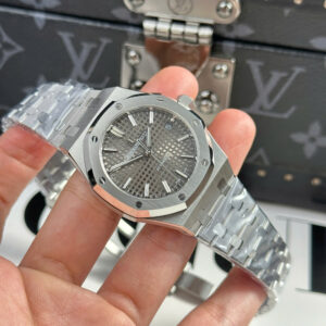 Đồng Hồ Audemars Piguet Royal Oak 15450ST Mặt Xám Replica Nhà Máy APS 37mm (1)