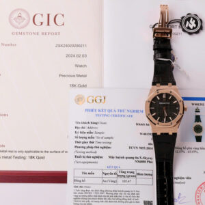 Đồng Hồ Audemars Piguet Royal Oak 15500OR Bọc Vàng Thật Xưởng ZF 41mm (2)