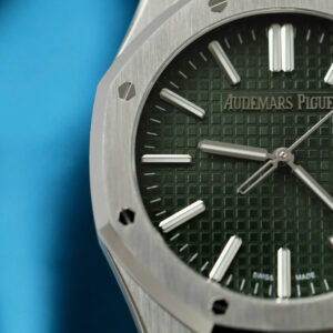 Đồng Hồ Audemars Piguet Royal Oak 15500ST Mặt Xanh Lá Cây Replica 41mm (1)