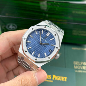 Đồng Hồ Audemars Piguet Royal Oak 15500ST Replica Mặt Xanh Xưởng ZF 41mm (1)