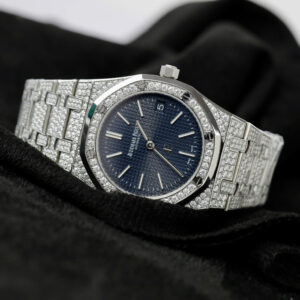 Đồng Hồ Audemars Piguet Royal Oak 16202ST Đính Full Moissanite Hong Kong 39mm (1)