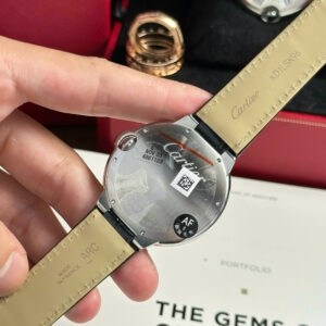 Đồng Hồ Cartier Ballon Bleu Automatic Nam Dây Da Xưởng AF 42mm (1)