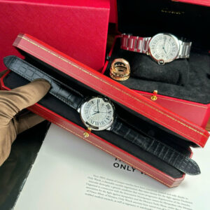 Đồng Hồ Cartier Ballon Bleu Automatic Nam Dây Da Xưởng AF 42mm (1)